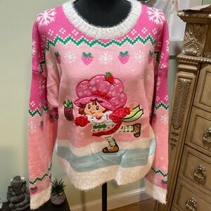Strawberry Shortcake Winter Wonderland Theme Sweater
